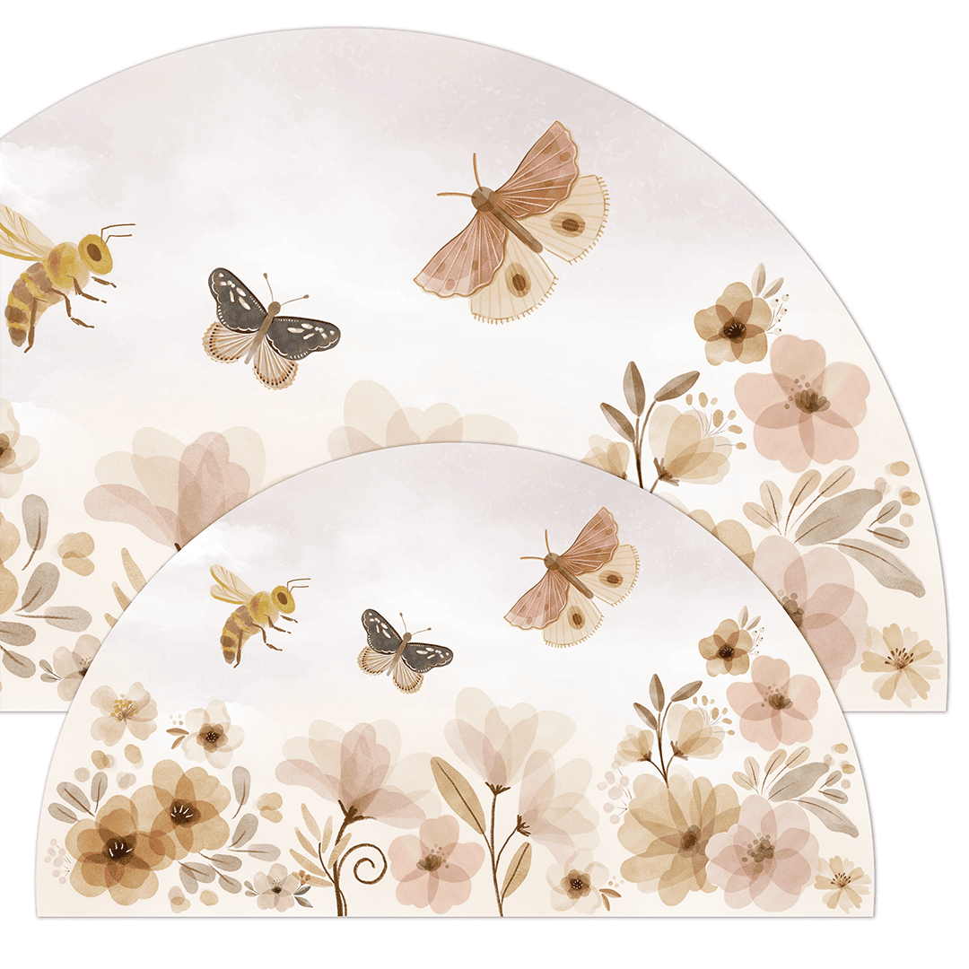 sticker mural demi cercle boheme enfant