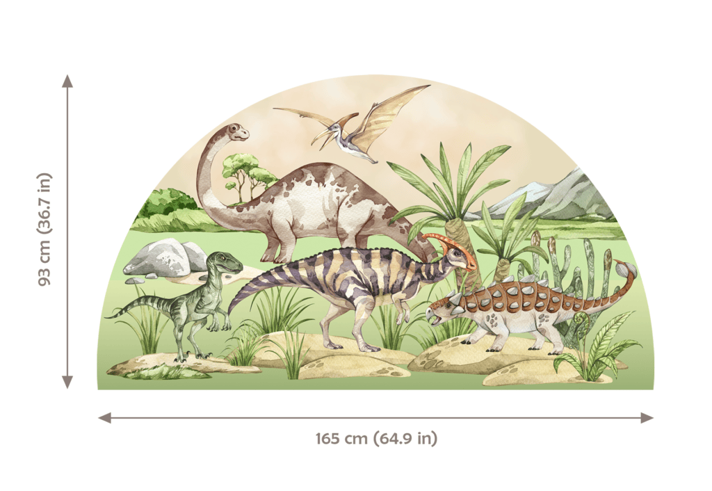 dinosaures muraux xl chambre garcon