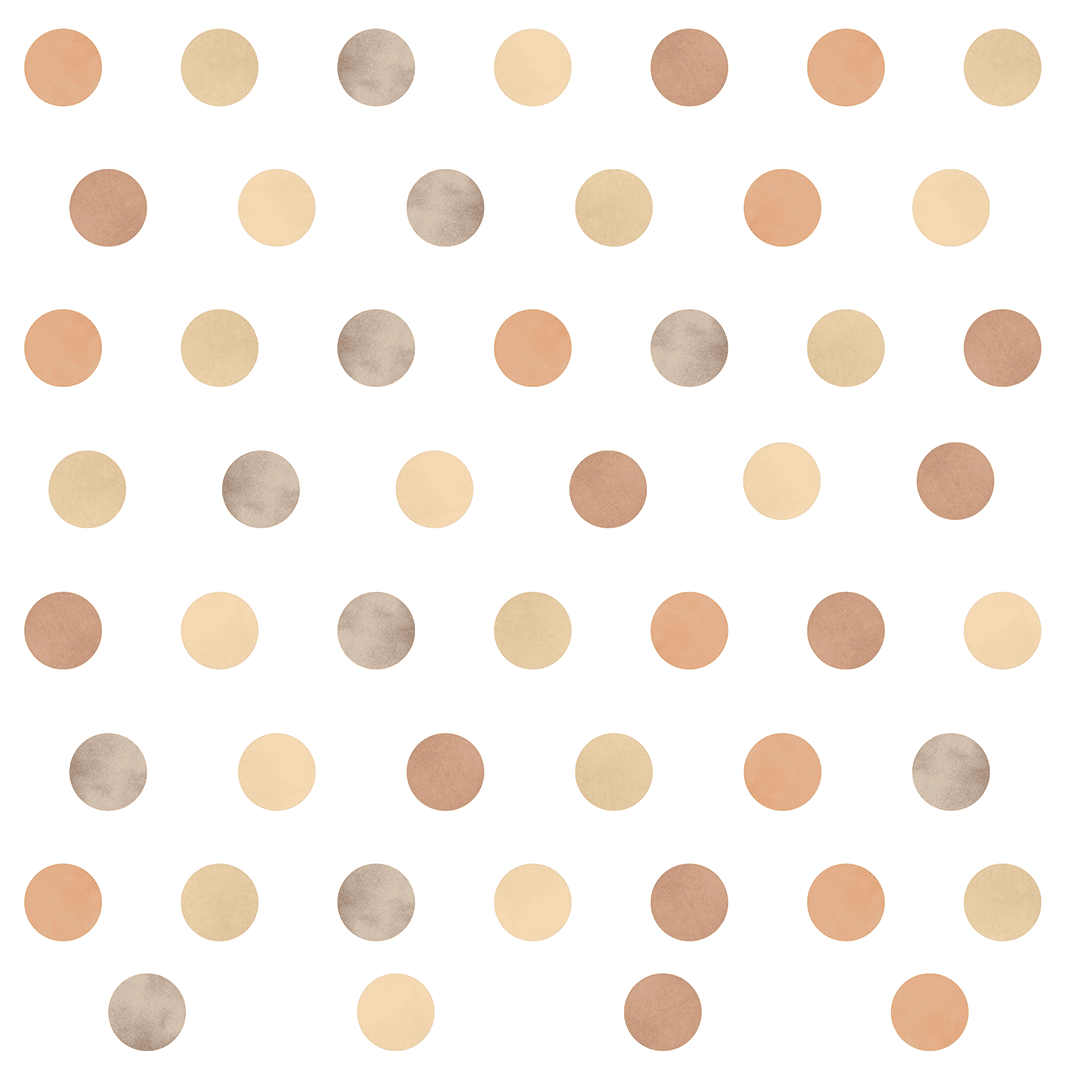 deco chambre enfant pois brun