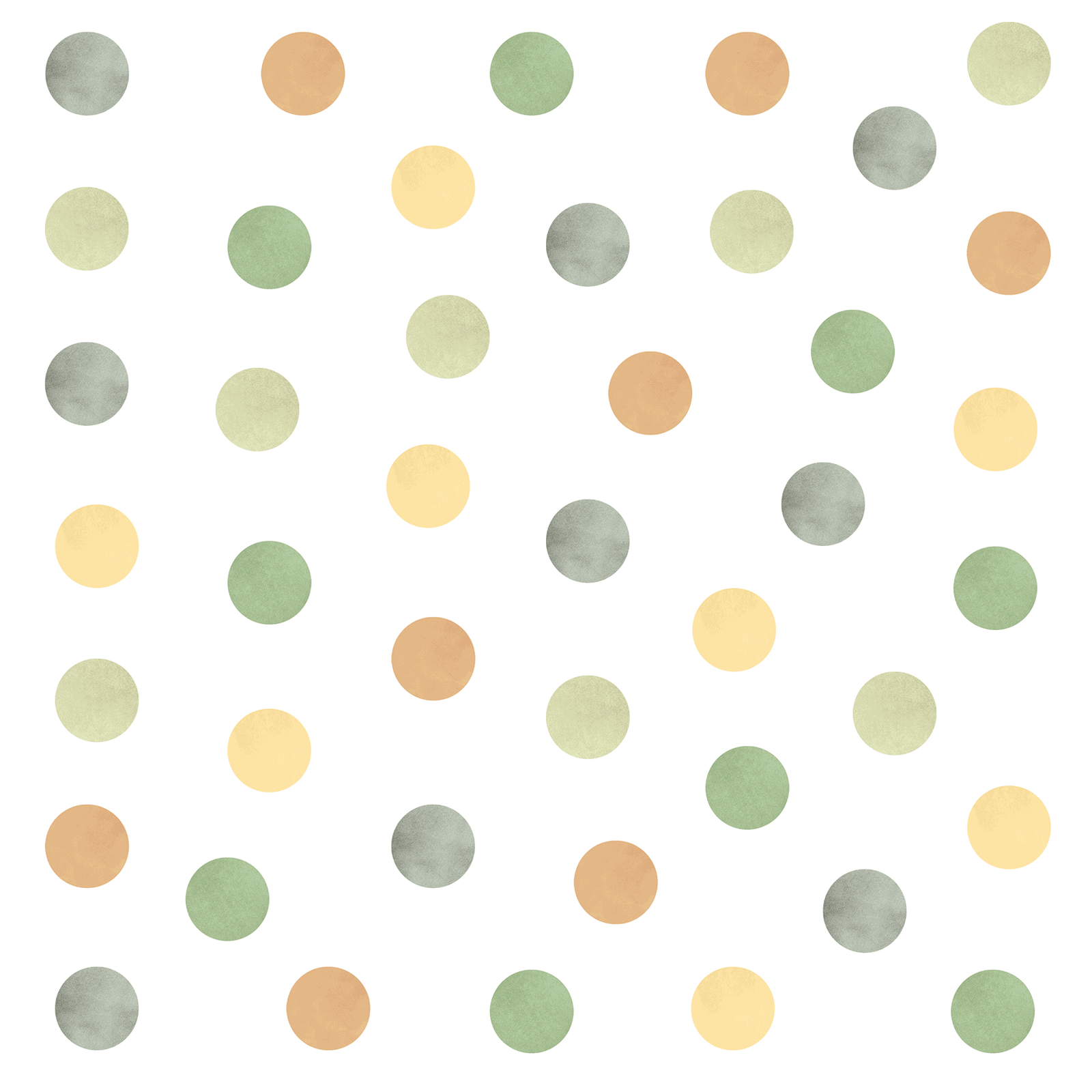 pois autocollants mur vert brun